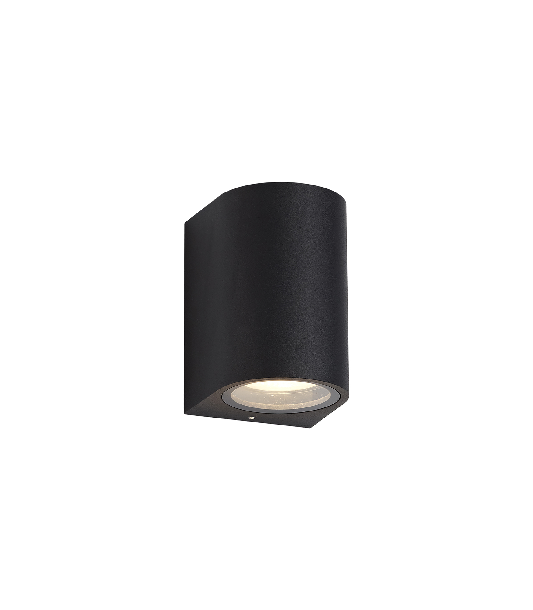 D0592  Tomar Wall Lamp 1 Light Curved Outdoor IP54 Sand Black